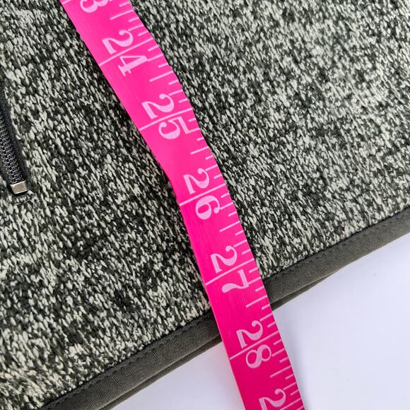 Eddie Bauer Radiator Fleece Field Jacket Womens Medium Heathered Olive Green Zip - Picture 12 of 12